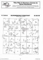Bloomenfield Township, School Lake, Directory Map, Stutsman County 2007
